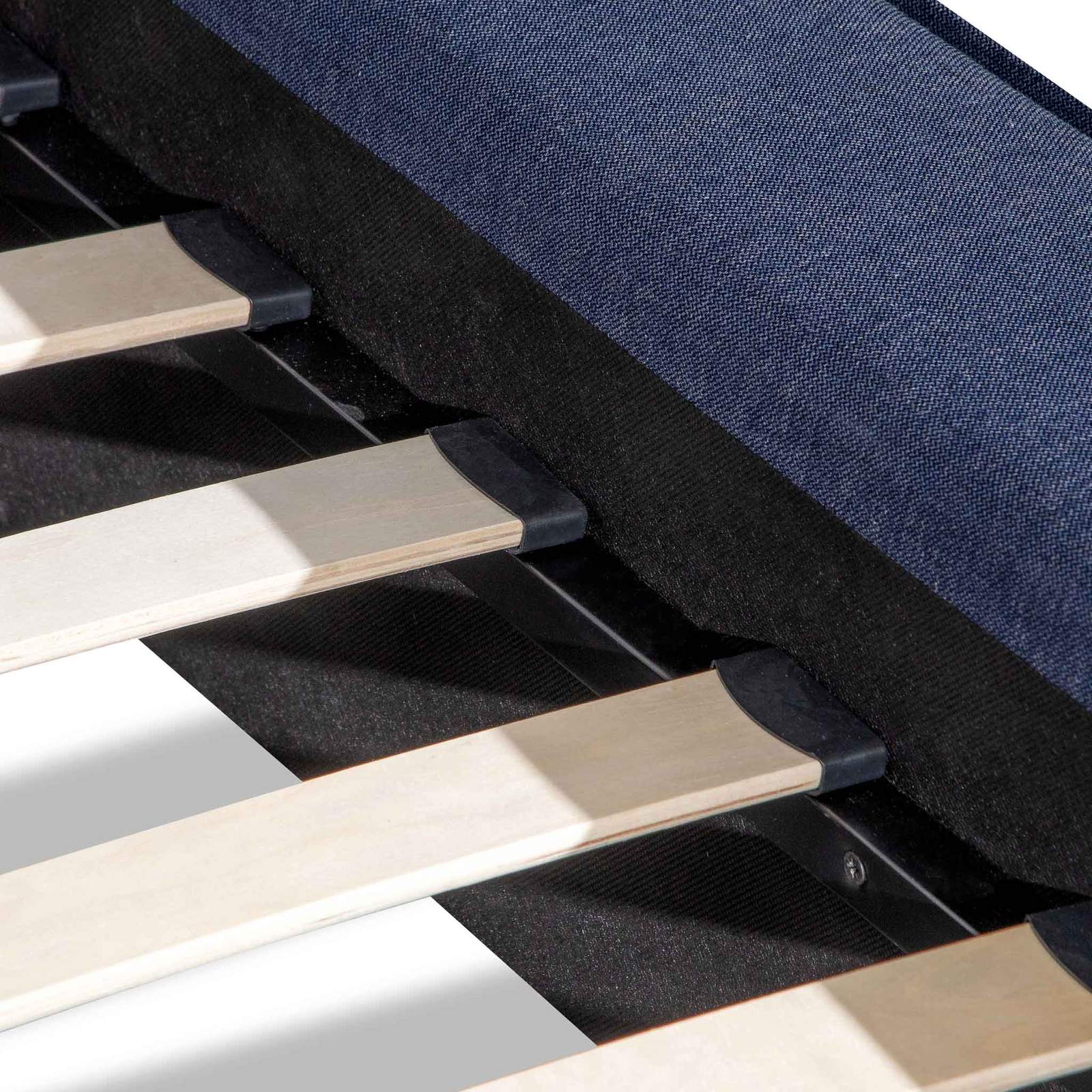 Calibre Furniture Bedframe Calibre Furniture Fabric Queen Bed - Artic Blue