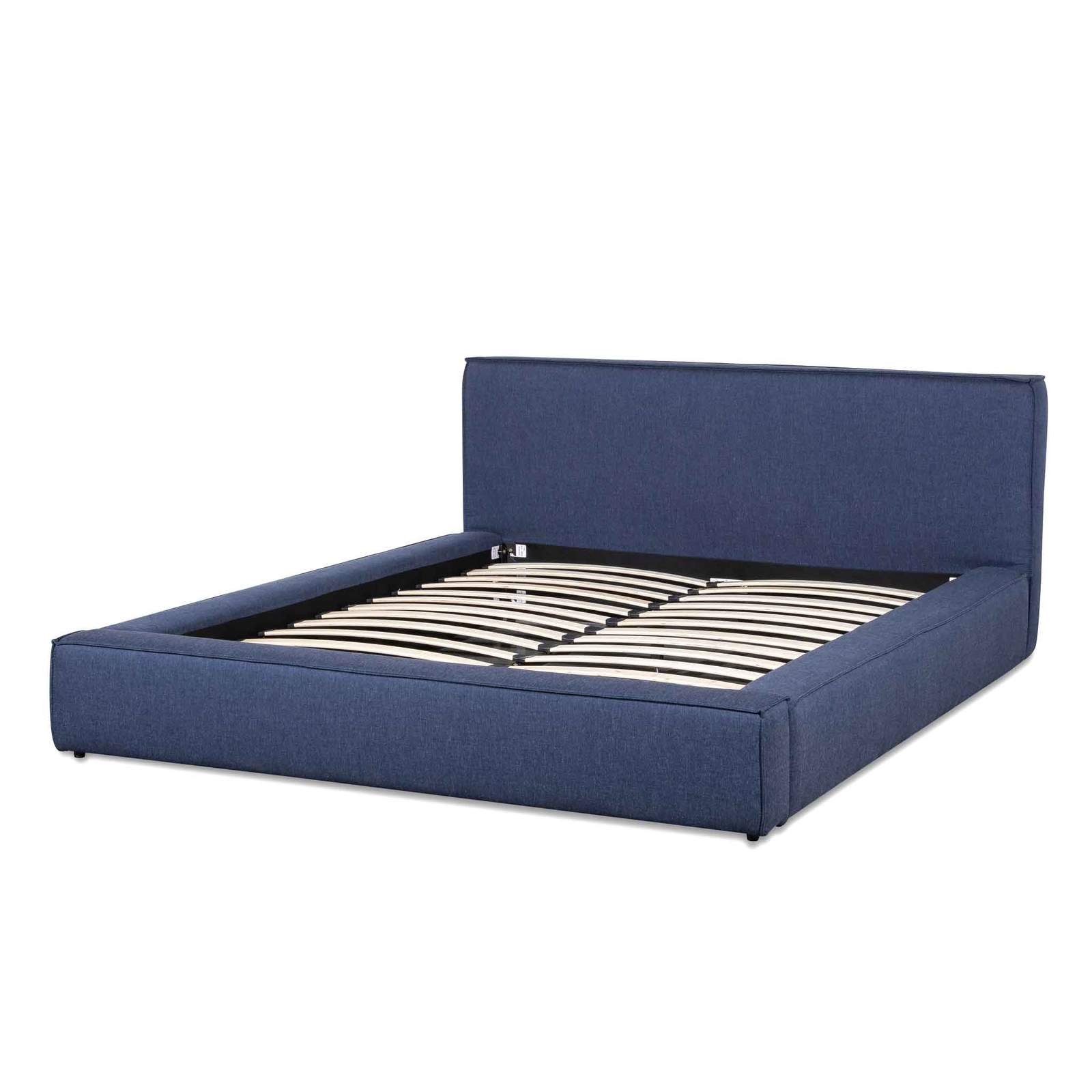 Calibre Furniture Bedframe Calibre Furniture Fabric Queen Bed - Artic Blue