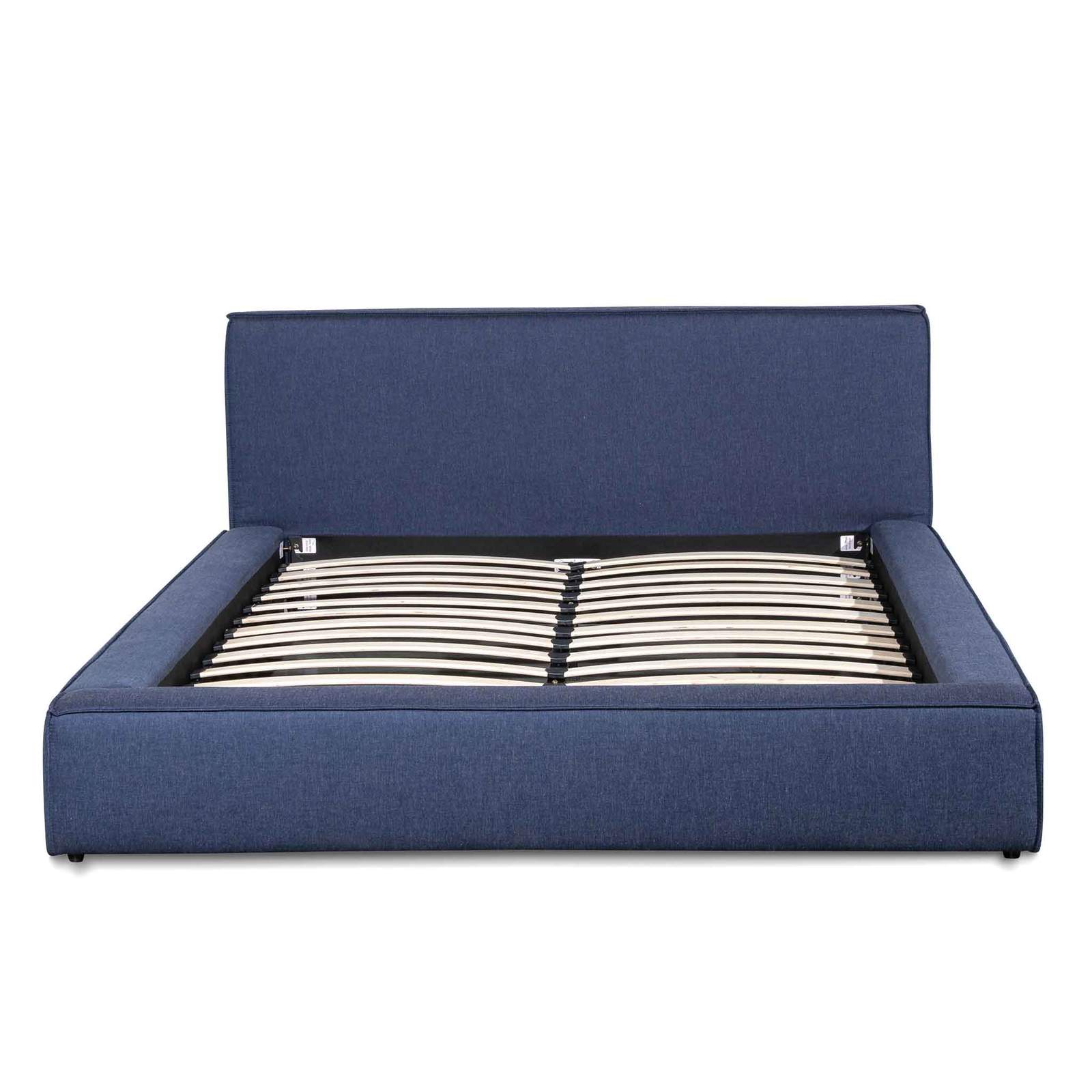 Calibre Furniture Bedframe Calibre Furniture Fabric Queen Bed - Artic Blue
