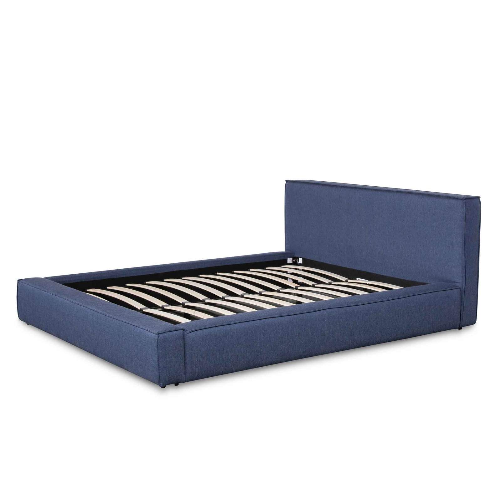 Calibre Furniture Bedframe Calibre Furniture Fabric Queen Bed - Artic Blue