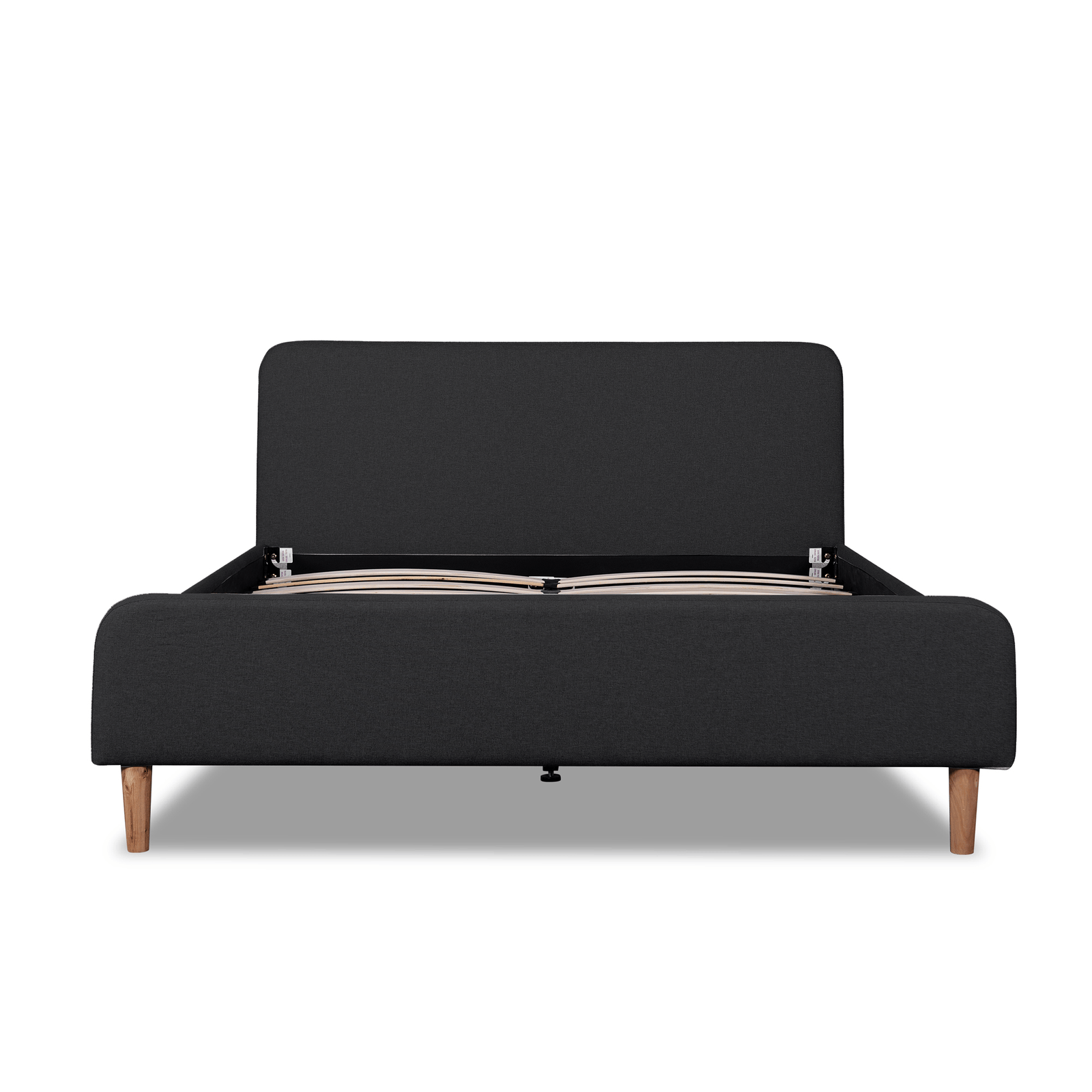 Calibre Furniture Bedframe Calibre Furniture Minimalistic Frame-  Fossil Grey Fabric
