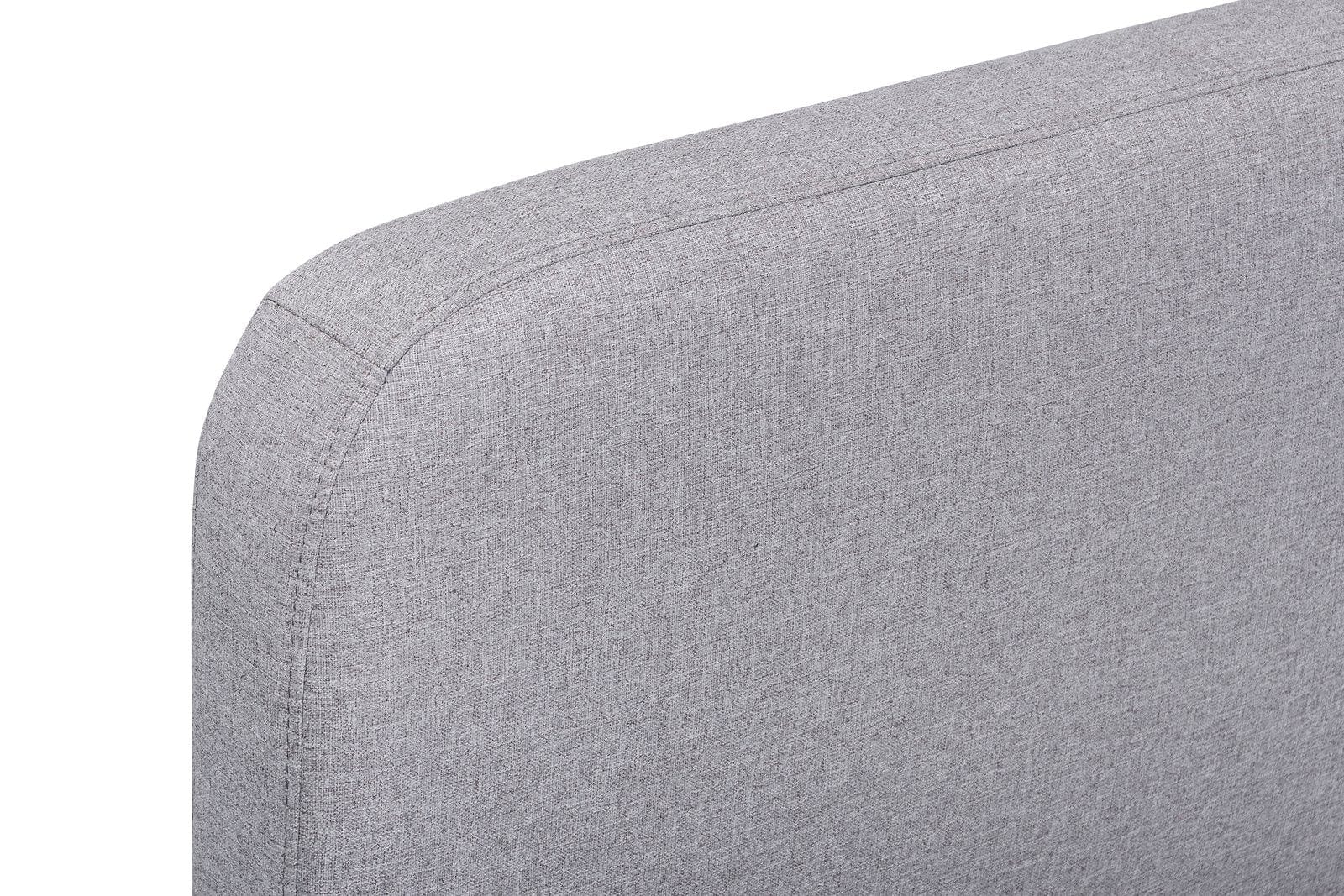 Calibre Furniture Bedframe Calibre Furniture Minimalistic Frame-  Rhino Grey Fabric