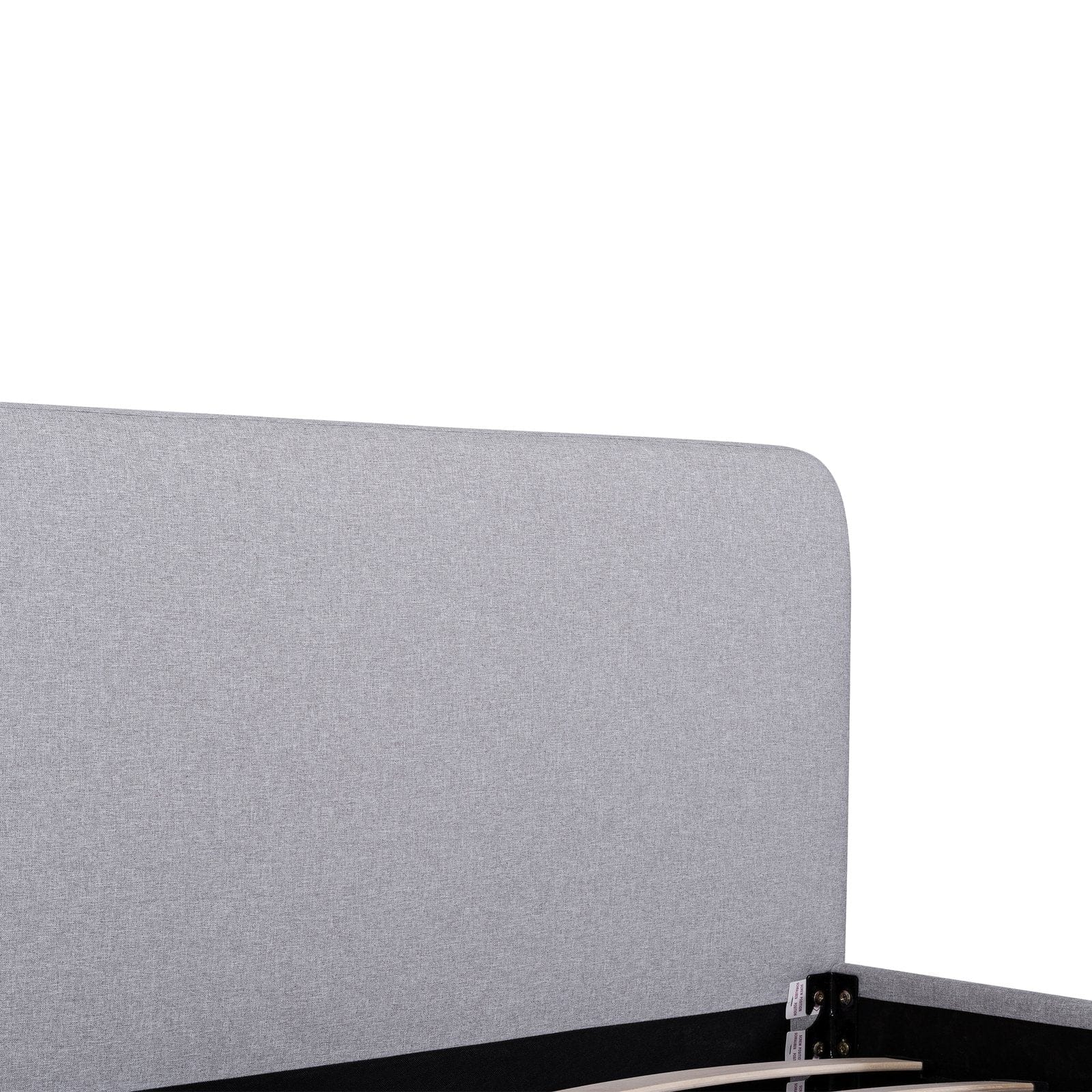 Calibre Furniture Bedframe Calibre Furniture Minimalistic Frame-  Rhino Grey Fabric