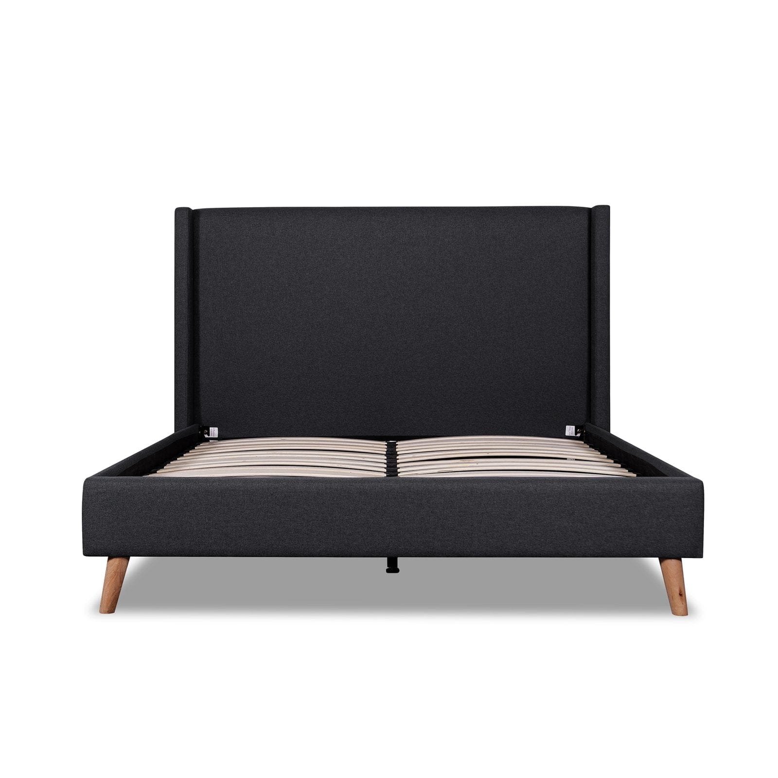 Calibre Furniture Bedframe Calibre Furniture Wing Bed frame - Fossil Grey fabric