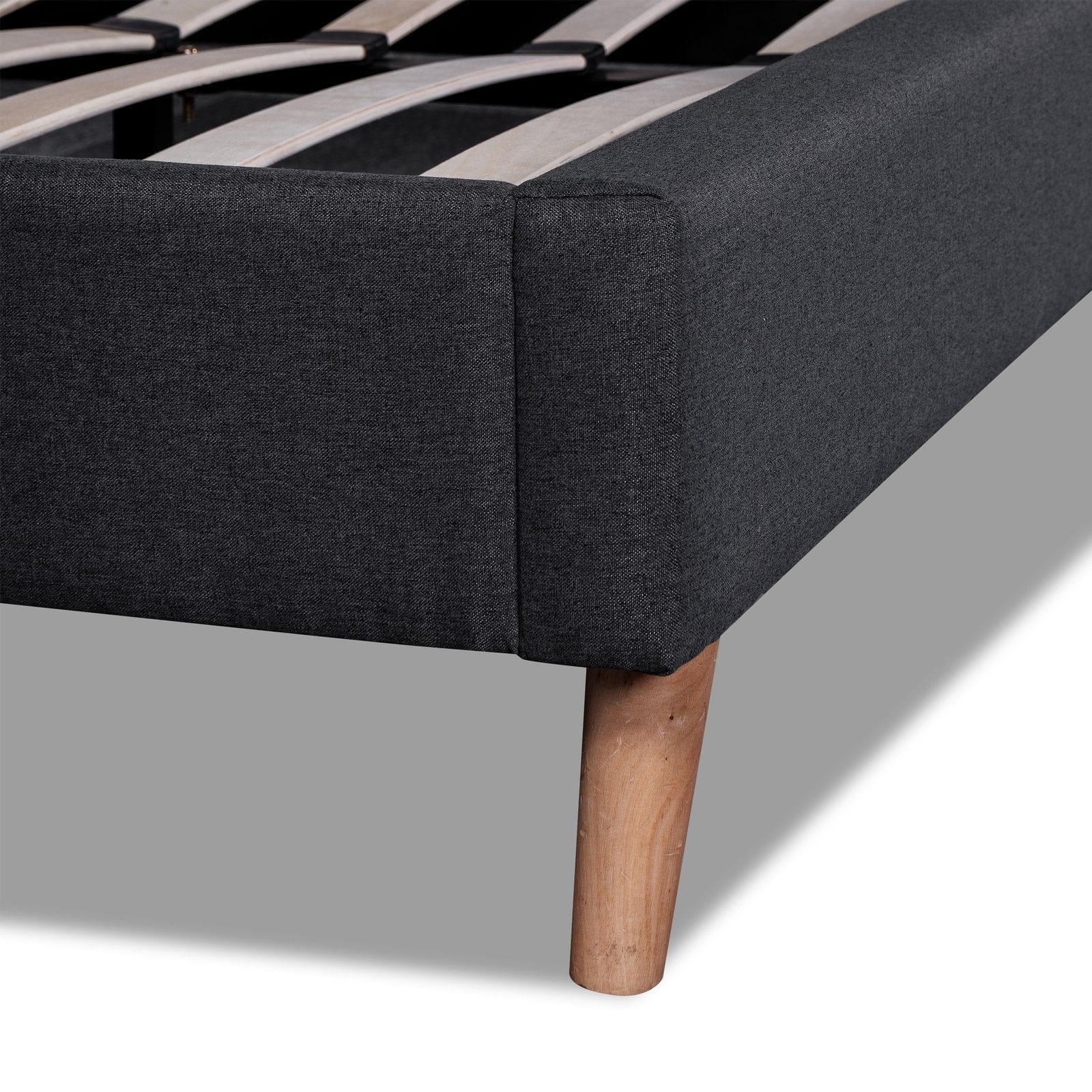 Calibre Furniture Bedframe Calibre Furniture Wing Bed frame - Fossil Grey fabric