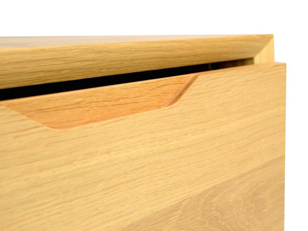 Calibre Furniture Bedside Table Scandinavian Lamp Side Table - Natural