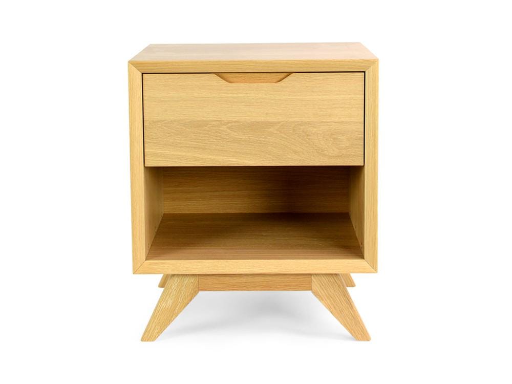 Calibre Furniture Bedside Table Scandinavian Lamp Side Table - Natural