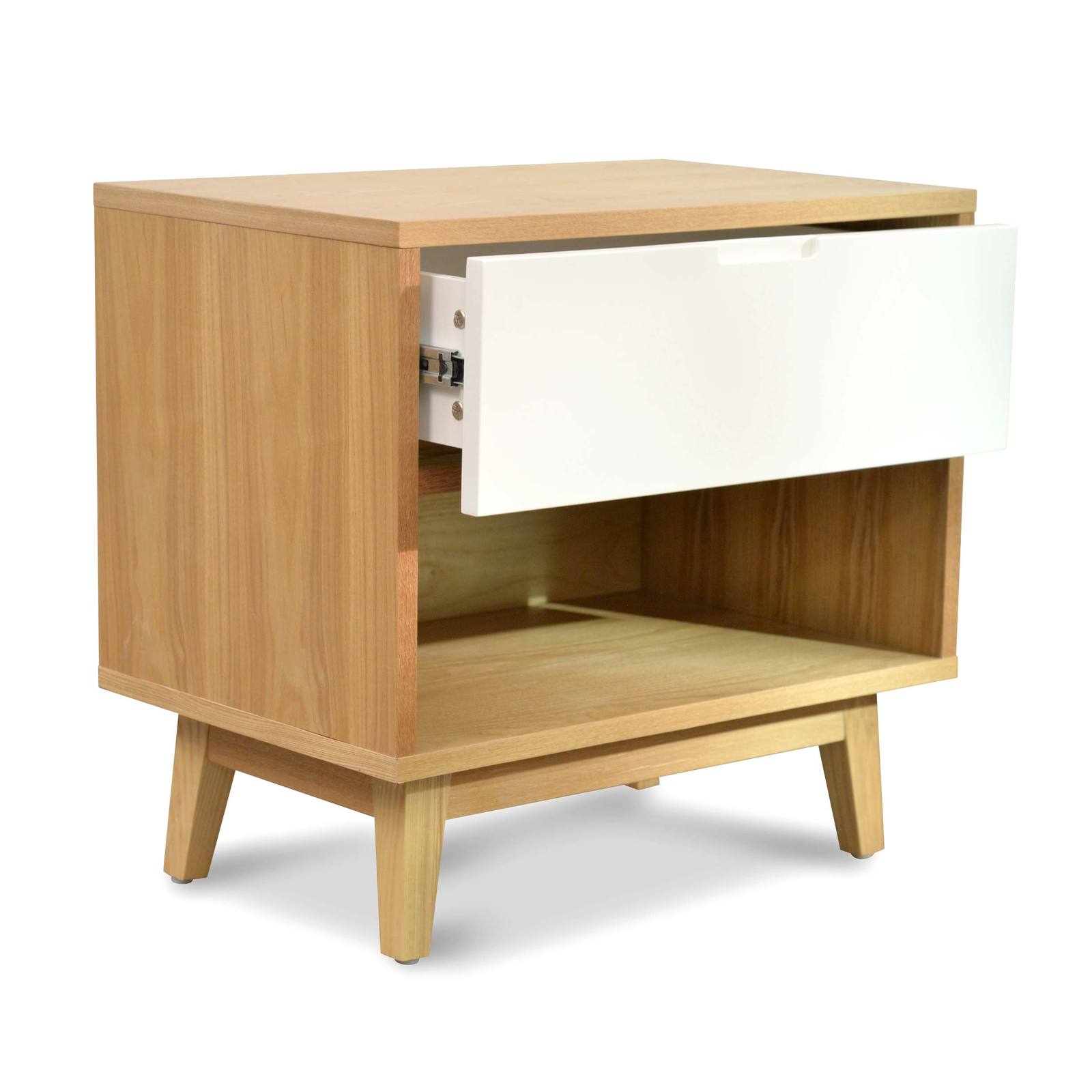 Calibre Furniture Bedside Table Wooden Bedside Table