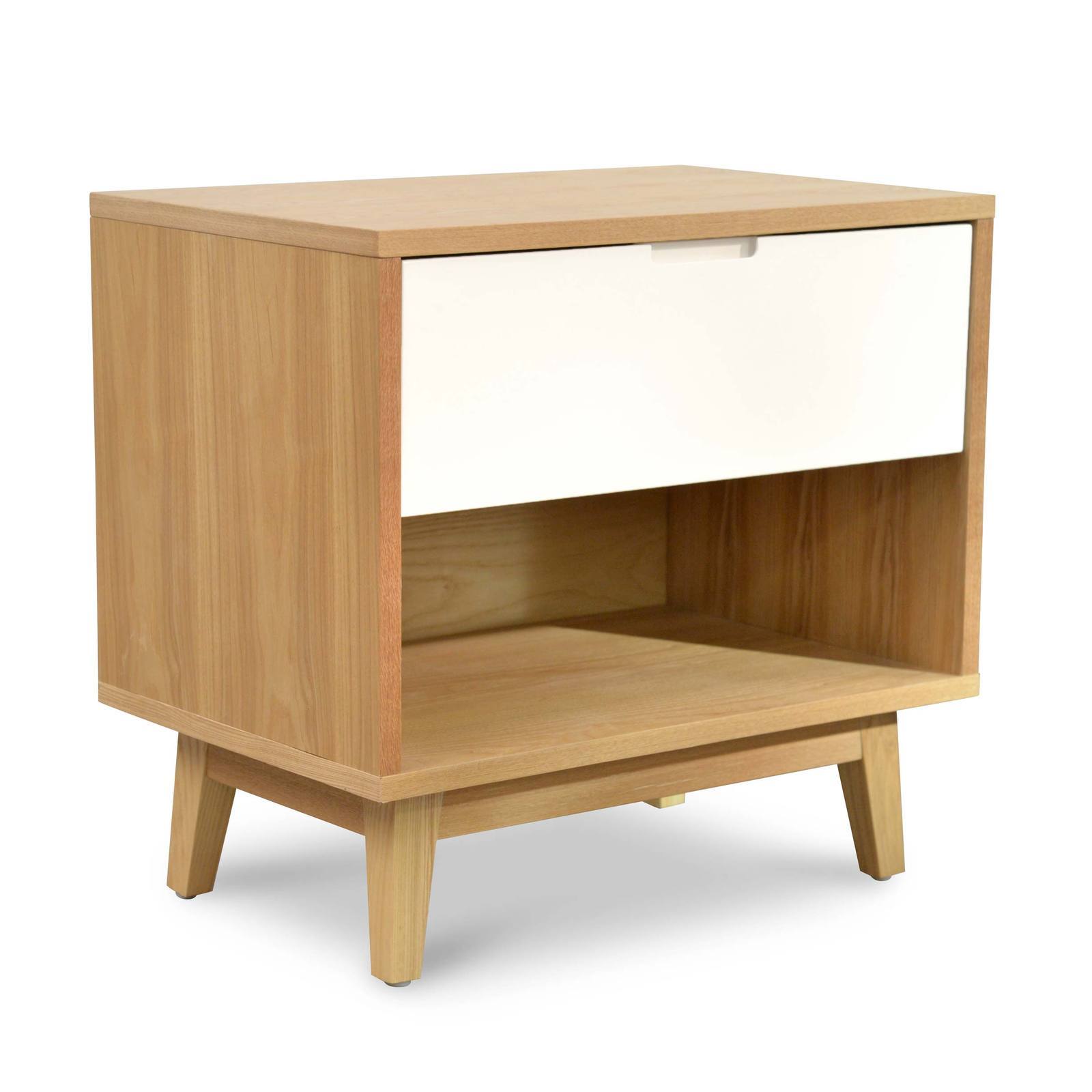 Calibre Furniture Bedside Table Wooden Bedside Table