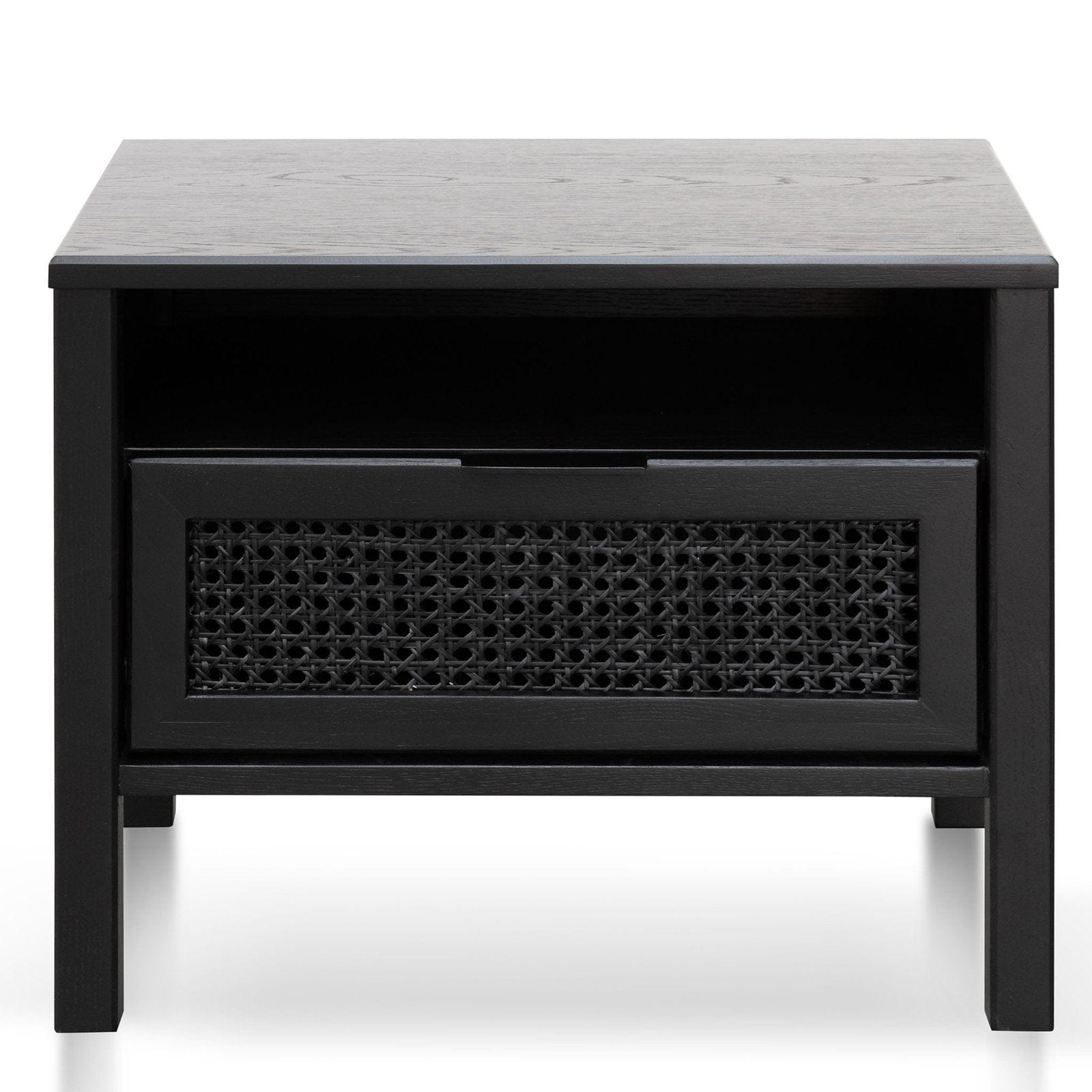Calibre Furniture Bedside Table Wooden Bedside Table - Black