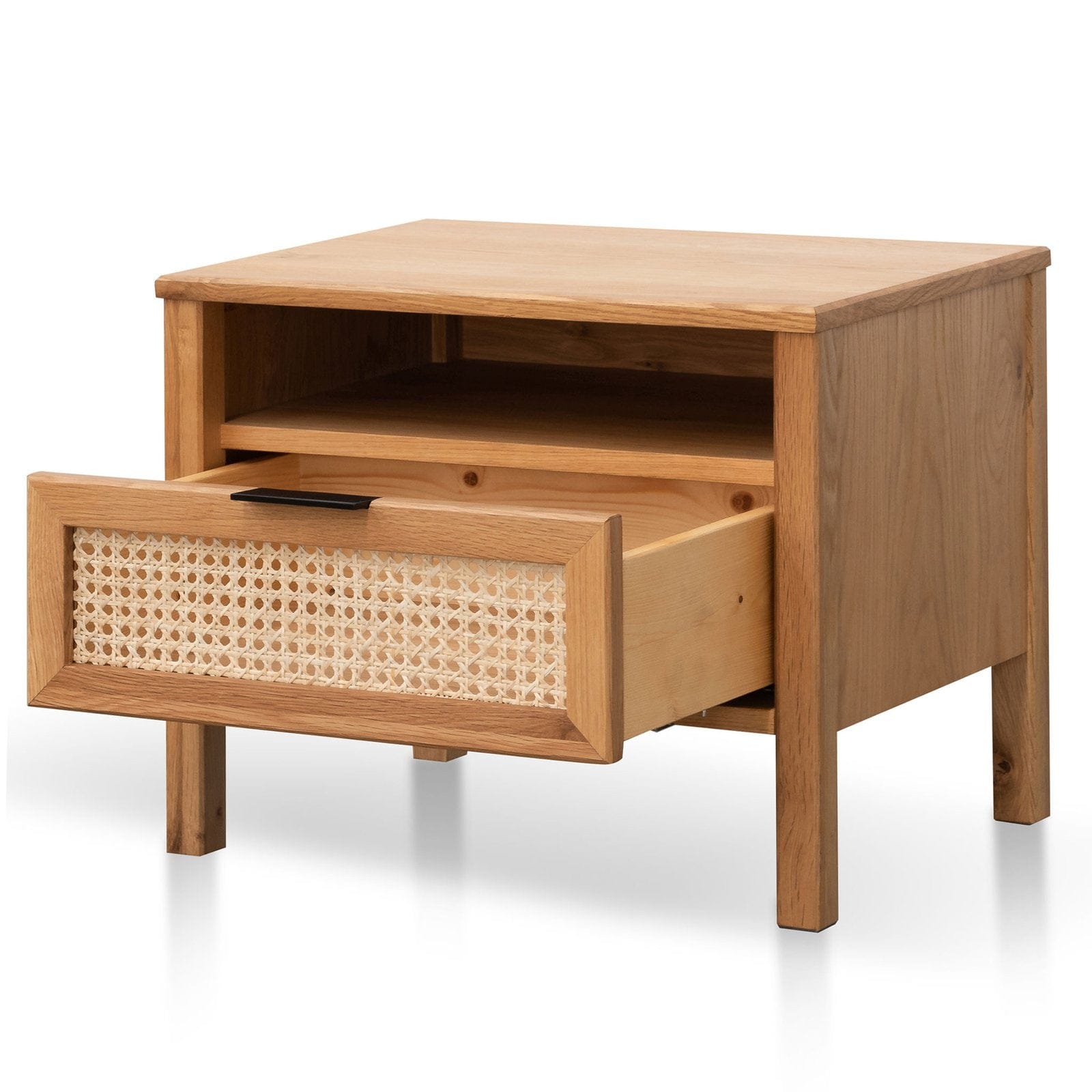 Calibre Furniture Bedside Table Wooden Bedside Table - Natural