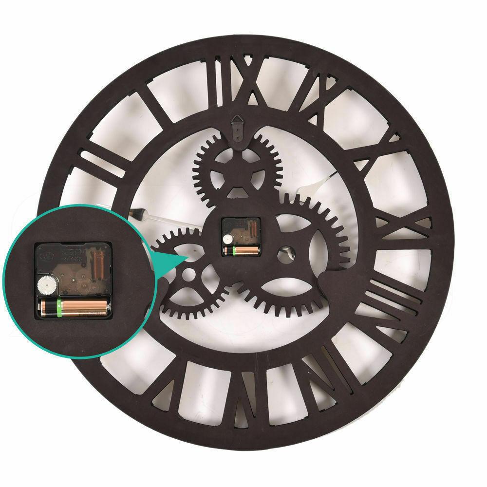 Chic Large Art Wall Clock Rustic Iron Metal Vintage Industrial luxury French Big Bedding Australia