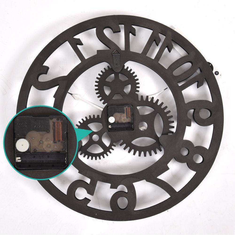 Chic Large Art Wall Clock Rustic Iron Metal Vintage Industrial luxury French Big Bedding Australia