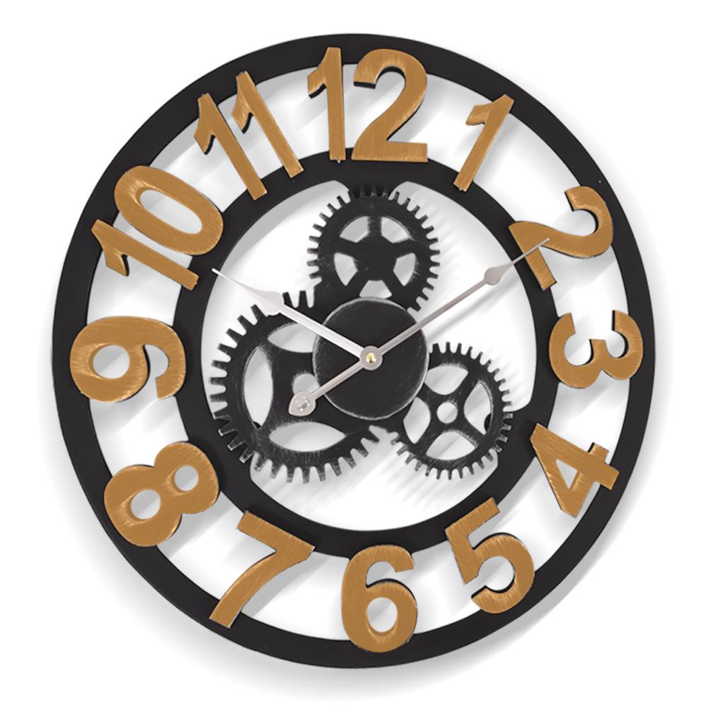 Chic Large Art Wall Clock Rustic Iron Metal Vintage Industrial luxury French Big Bedding Australia