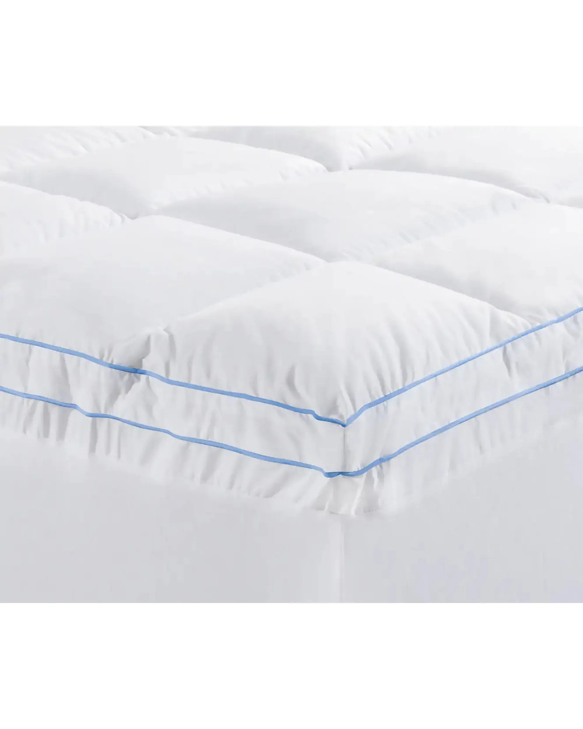 Cloudland Mattress Topper Cloudland 750GSM Memory Resistant Microball Bed Mattress Topper - White