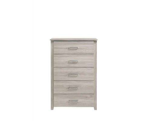 Six Chest Of Drawers Tallboy - White Oak Melbournians Furniture