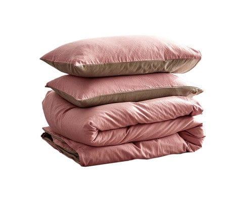 Cosy Club Quilt Cover Cosy Club Duvet Cover Quilt Set Flat Cover Pillow Case Blush Beige Inspired