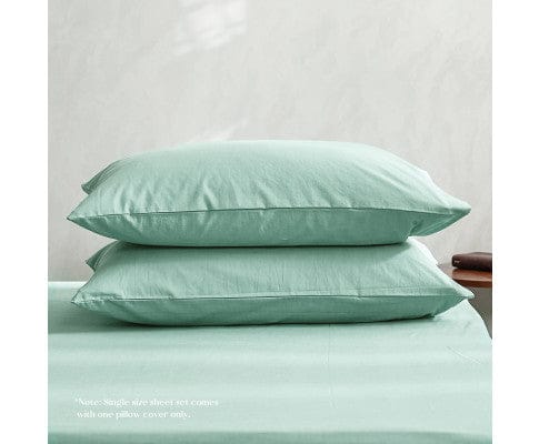 Cosy Club Quilt Cover Cosy Club Duvet Cover Quilt Set King Flat Cover Pillow Case Essential Green