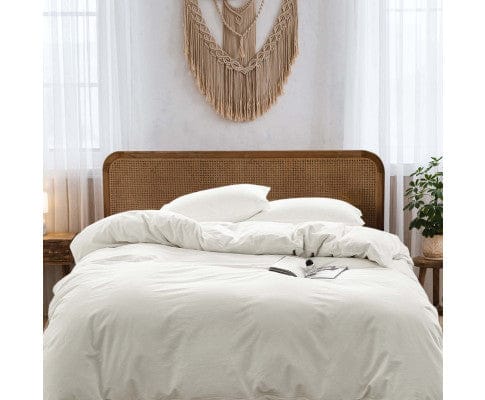 Cosy Club Quilt Cover Cosy Club Duvet Cover Quilt Set King Flat Cover Pillow Case Essential White