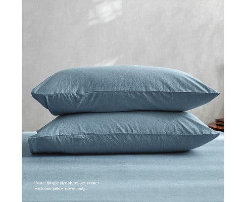 Cosy Club Quilt Cover Cosy Club Duvet Cover Quilt Set King Flat Cover Pillow Case Grey Essential Blue