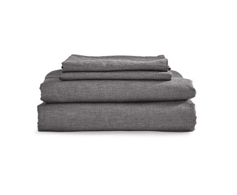 Cosy Club Bed Sheets Cosy Club Sheet Set Bed Sheets Set - Flat Cover Pillow Case Black Essential