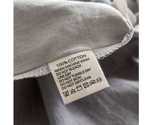 Cosy Club Bed Sheets Cosy Club Sheet Set Bed Sheets Set - Flat Cover Pillow Case Grey Inspired