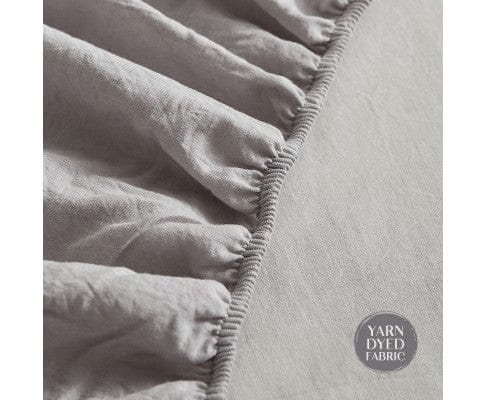 Cosy Club Bed Sheets Cosy Club Sheet Set Bed Sheets Set - Flat Cover Pillow Case Grey Inspired
