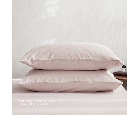 Cosy Club Bed Sheets Cosy Club Sheet Set Bed Sheets Set - Flat Cover Pillow Case Purple Essential