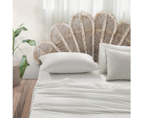 Cosy Club Bed Sheets Cosy Club Sheet Set Bed Sheets Set - Flat Cover Pillow Case White Essential