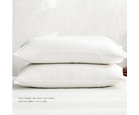 Cosy Club Bed Sheets Cosy Club Sheet Set Bed Sheets Set - Flat Cover Pillow Case White Essential