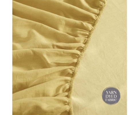 Cosy Club Bed Sheets Cosy Club Sheet Set Bed Sheets Set - Flat Cover Pillow Case Yellow Inspired
