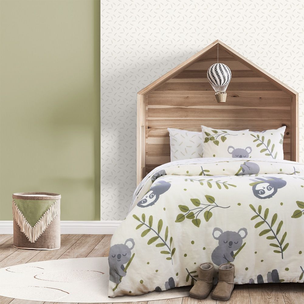 Jelly Bean Kids Cozy Critters FLANNELETTE QUILT COVER SET Jelly Bean Kids