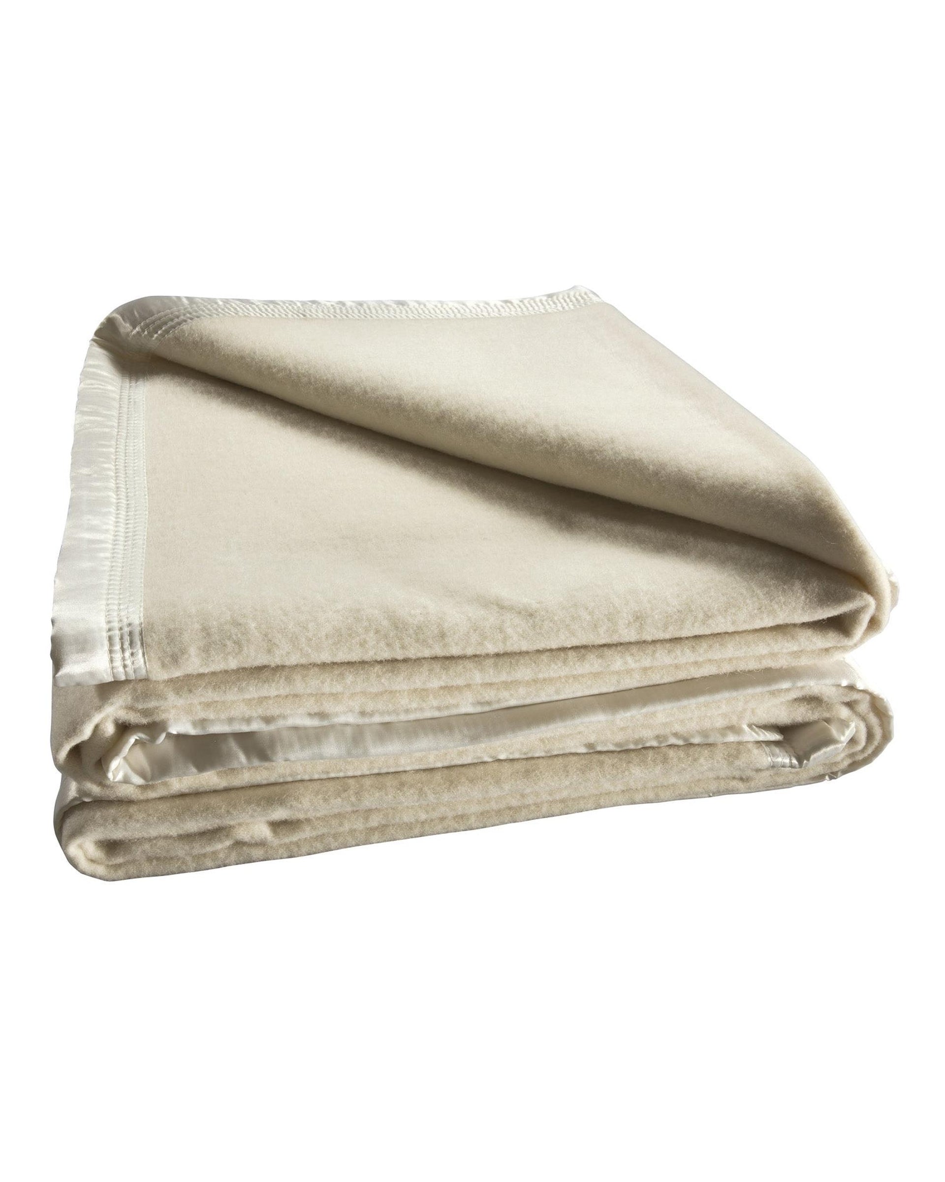 Bianca Australian Wool Blanket - Cream Bianca Bedding