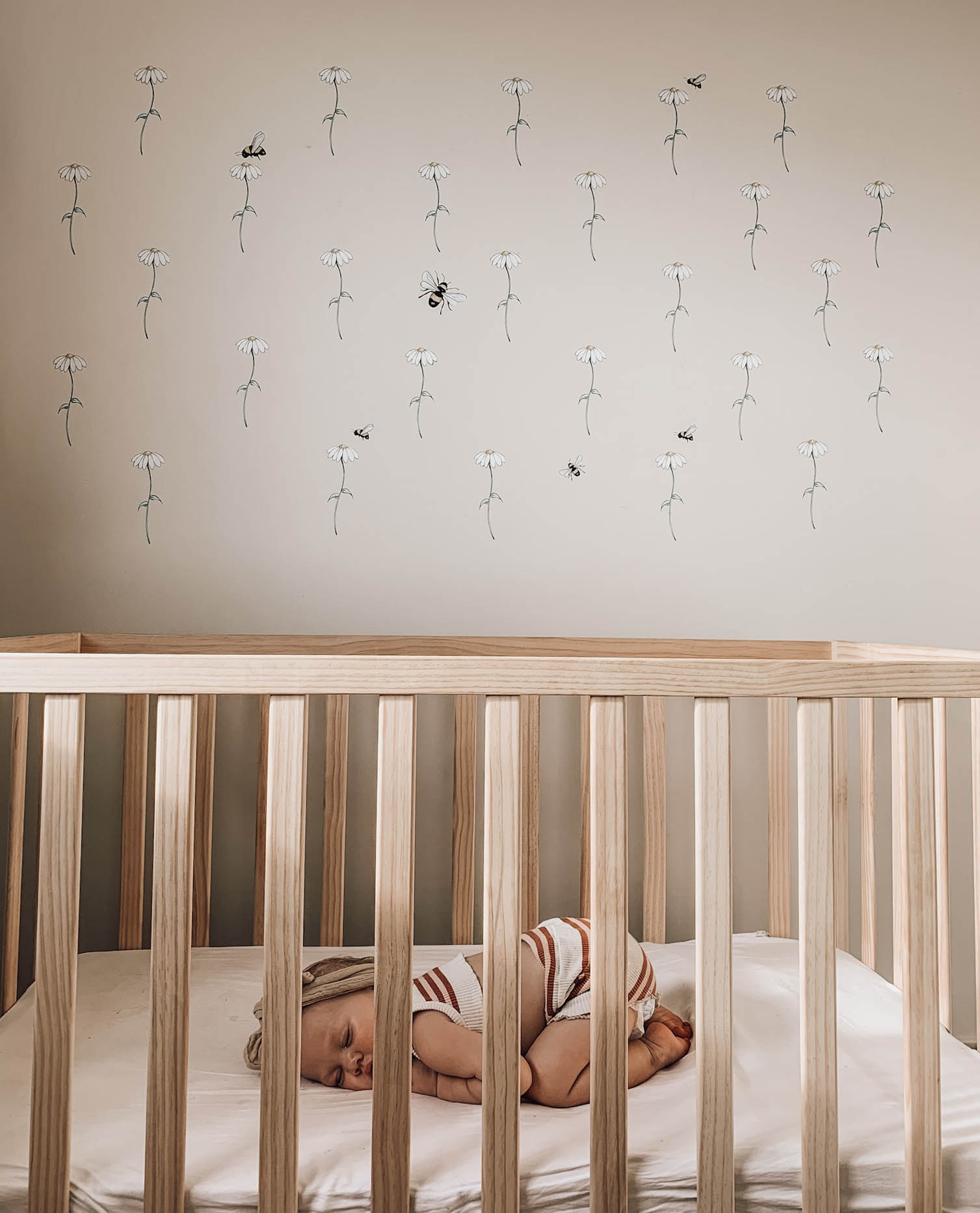 The Flowers & The Bees Polka Art Prints