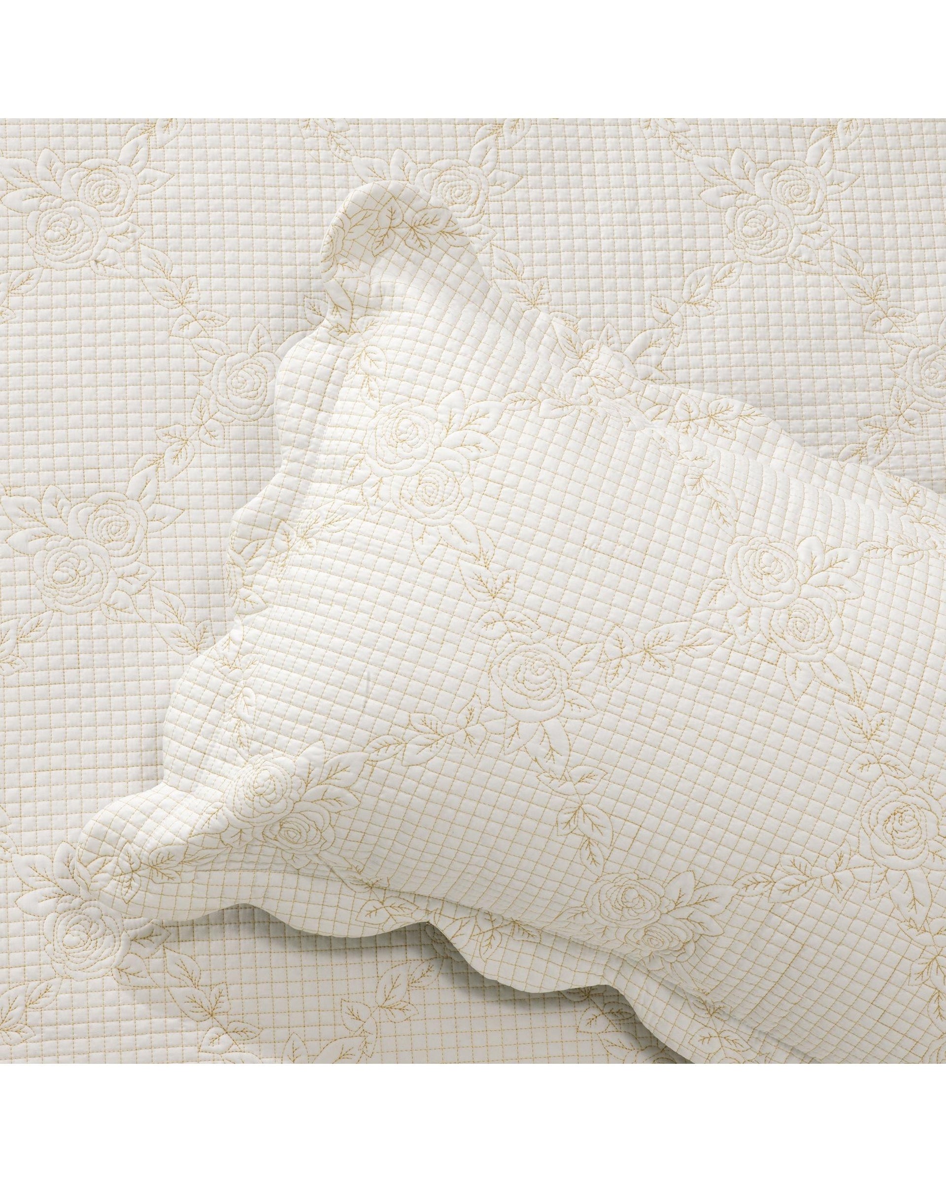 Bianca Bedding BELLE BEDSPREAD SET ECRU Bianca Bedding