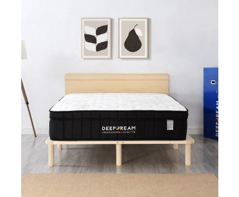 Deep Dream Mattresses Deep Dream Charcoal Infused Super Firm Pocket Mattress