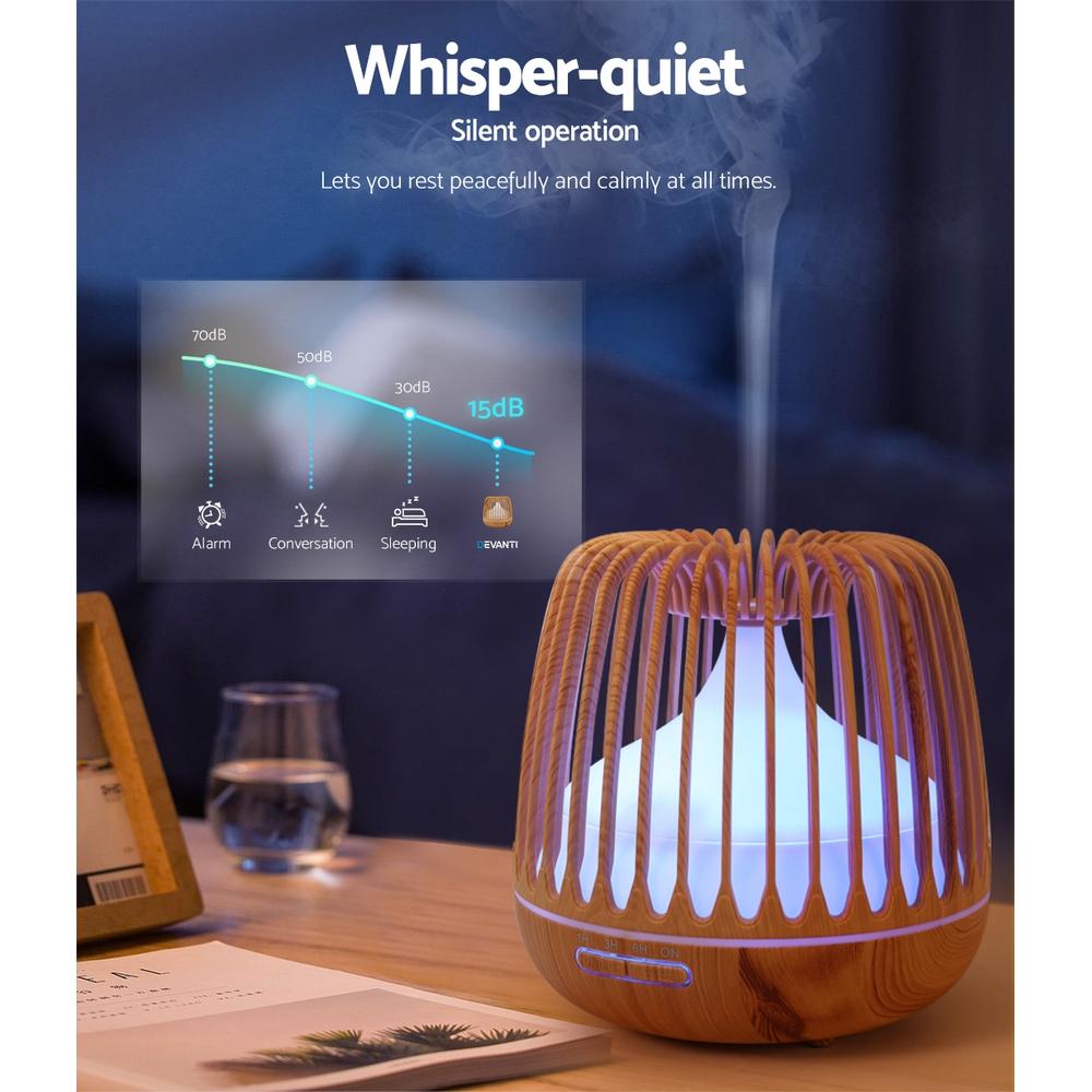 Devanti Diffuser 4-In-1 Aroma Diffuser Aromatherapy Humidifier Essential Oil 500ml