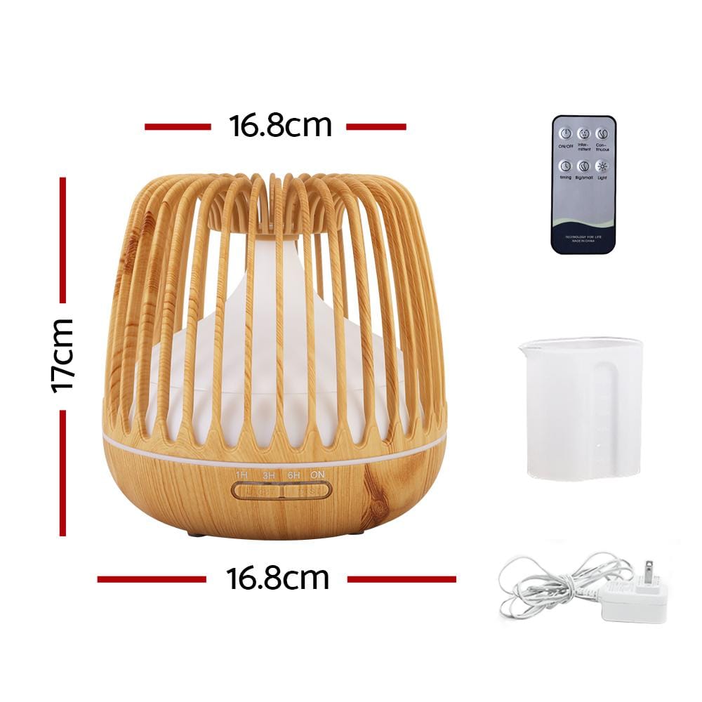 Devanti Diffuser 4-In-1 Aroma Diffuser Aromatherapy Humidifier Essential Oil 500ml