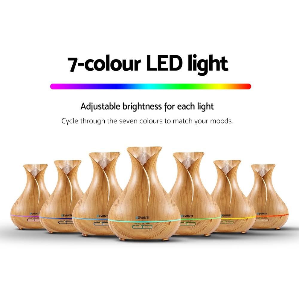 Devanti Diffuser Aroma Diffuser Aromatherapy Humidifier Essential Oil Wi-Fi