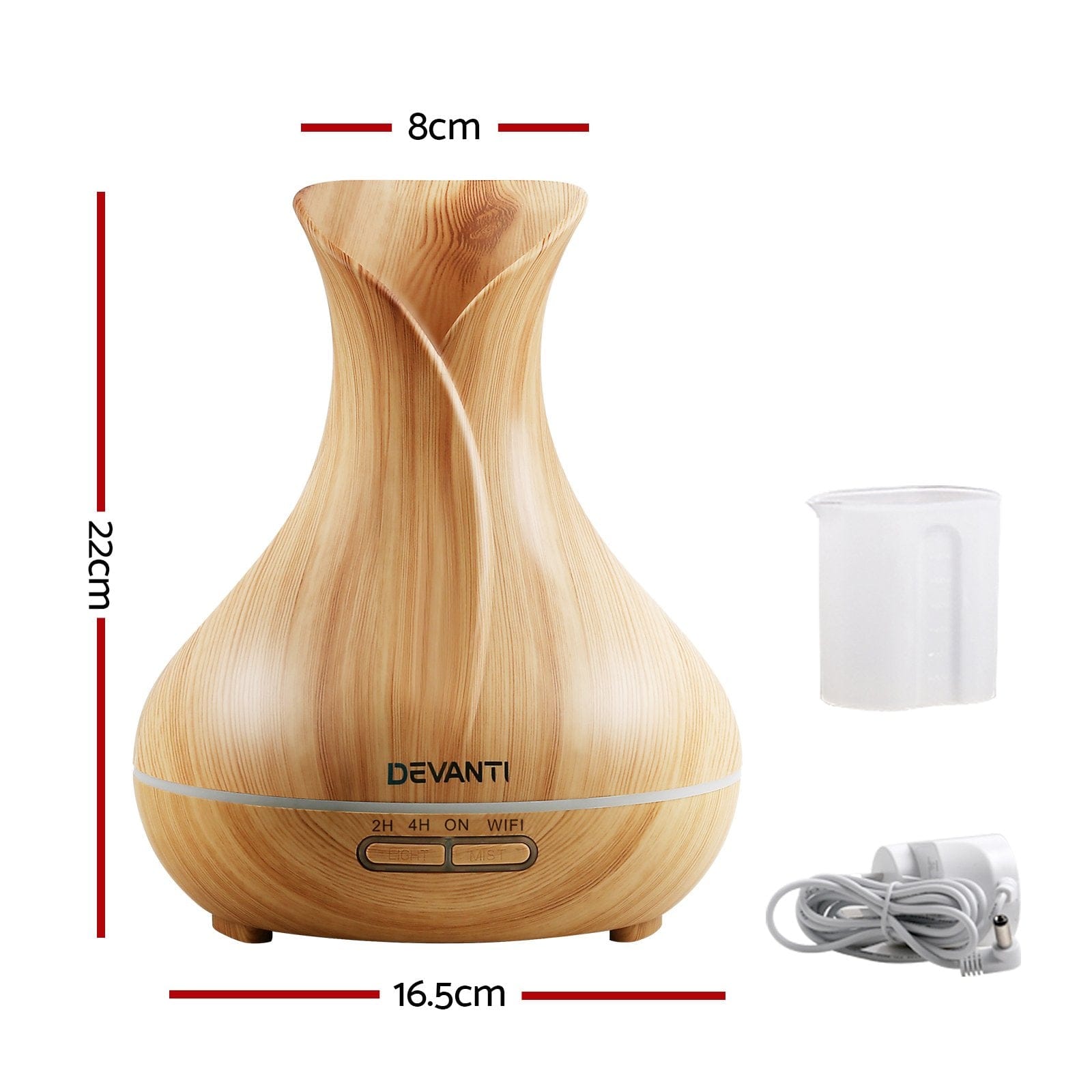 Devanti Diffuser Aroma Diffuser Aromatherapy Humidifier Essential Oil Wi-Fi