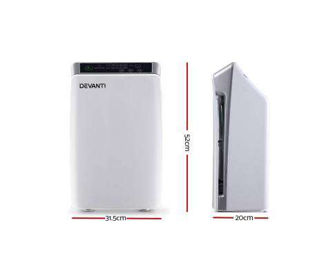 Devanti Purifier Home HEPA Air Purifier - ALLERGY REMOVER