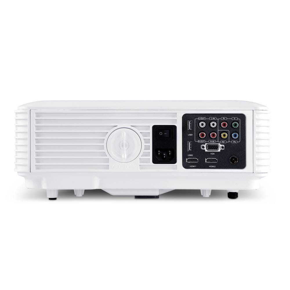 Devanti Projectors Mini Video Projector Portable HD 1080P 2500 Lumens Home Theater USB VGA