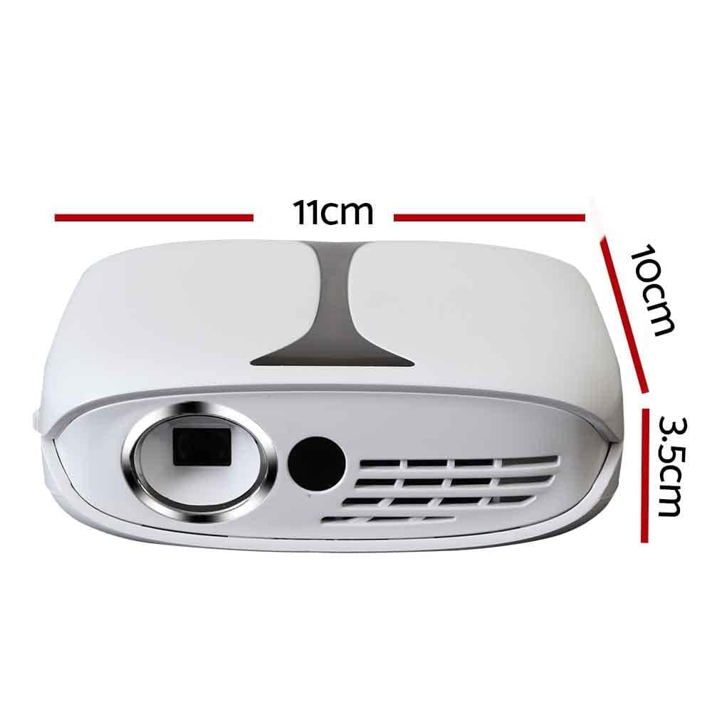 Devanti Projectors Mini Video Projector Wifi USB HDMI Portable 1000 Lumens HD 1080P Home Theater