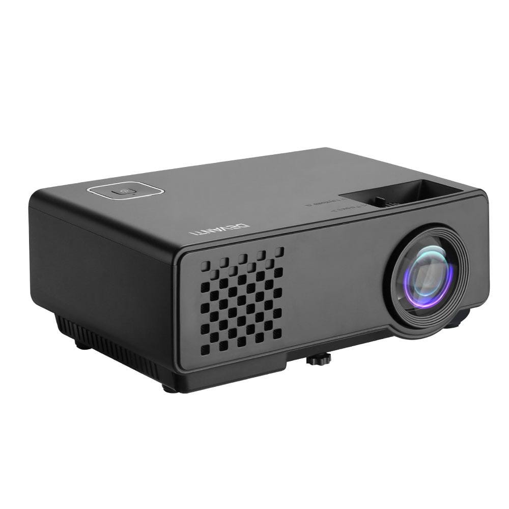 Devanti Projectors Mini Video Projector Wifi USB Portable 1000 Lumens HD 1080P Home Theater