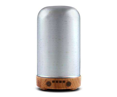 Devanti Diffuser Multi Colour Aromatherapy Diffuser Aroma Humidifier Ultrasonic 3D Light Essential Oil