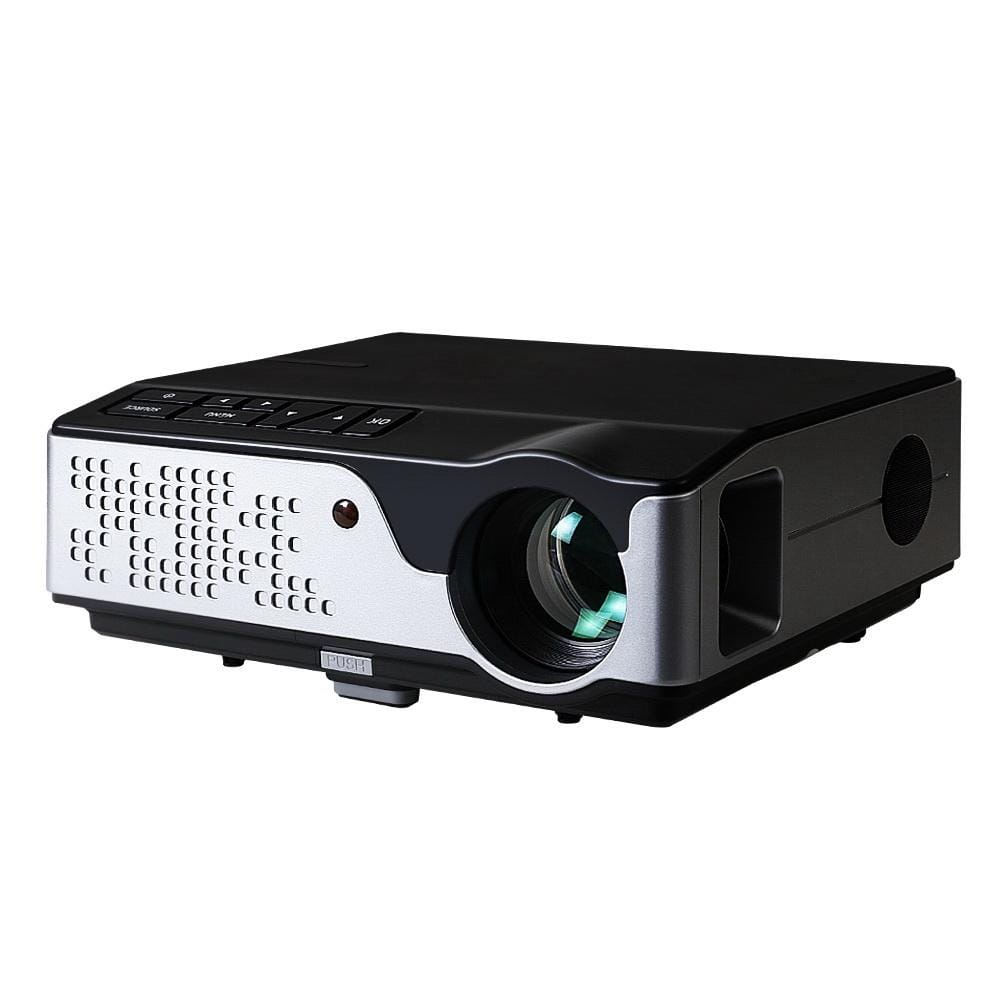 Devanti Projectors Video Projector Wifi USB Portable 4000 Lumens HD 1080P Home Theater Black