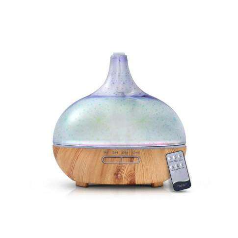 Aromatherapy Diffuser 3D LED Night Firework 400ml Remote Control Devanti