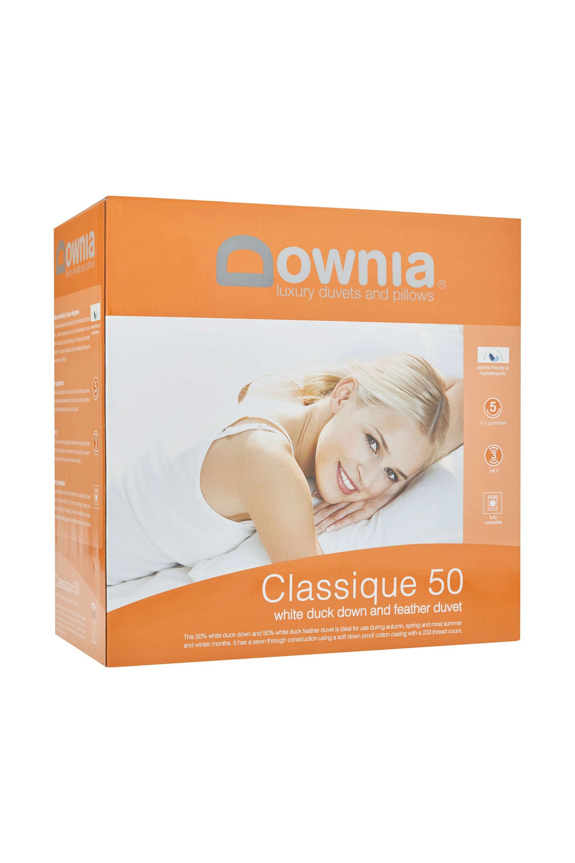 Downia Duvet/Quilt Downia Classique 50 White Duck Down