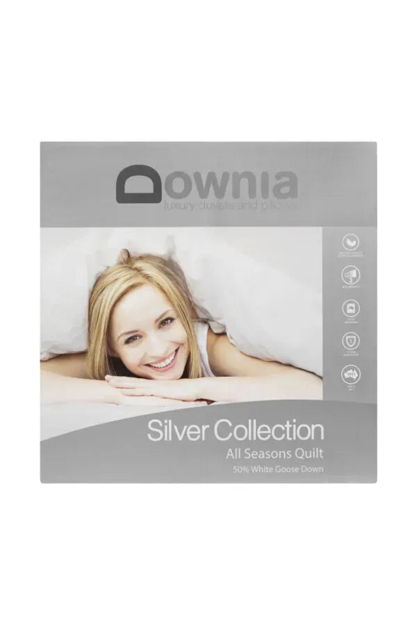 Downia Duvet/Quilt Downia Silver 50 Goose Down & Feather Quilt