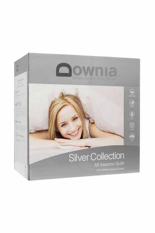 Downia Duvet/Quilt Downia Silver 50 Goose Down & Feather Quilt